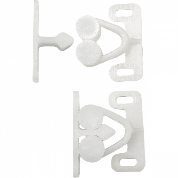 Snäppare med dubbla rullar i gruppen Husbil & Husvagn / Inredning / Beslag & Krokar hos Camping 4U (111628)