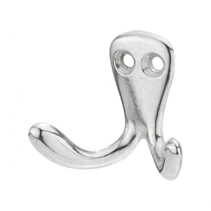 Klädkrok aluminium blank i gruppen Husbil & Husvagn / Inredning / Beslag & Krokar hos Camping 4U (111701)