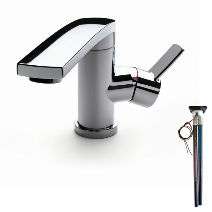 Blandare ø33mm Ceramic Concept S, Uniquickslang i gruppen Husbil & Husvagn / Vatten & VVS / Blandare och kranar / Hålmått 28-33 mm hos Camping 4U (111830)