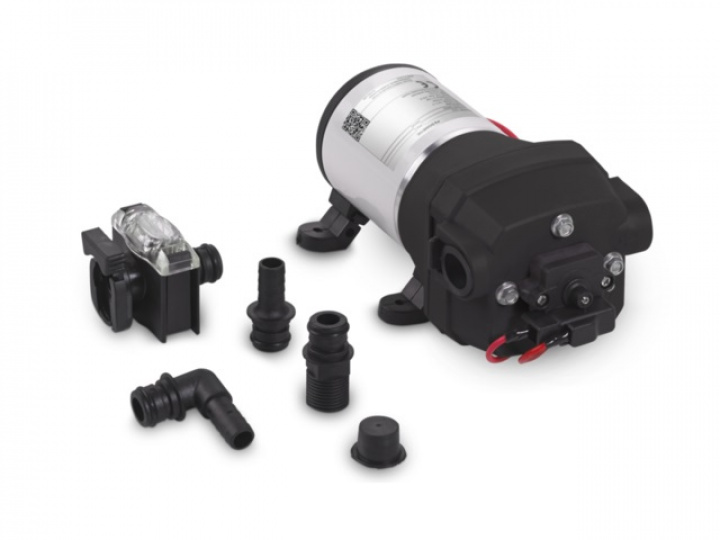 Tryckvattenpump Powerpump 12V 7-10 L/min Dometic i gruppen Husbil & Husvagn / Vatten & VVS / Vattenpumpar / Tryckvattenpumpar hos Camping 4U (1166031r)