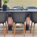 Terrassvärmare Imus 550W IP44 Svart