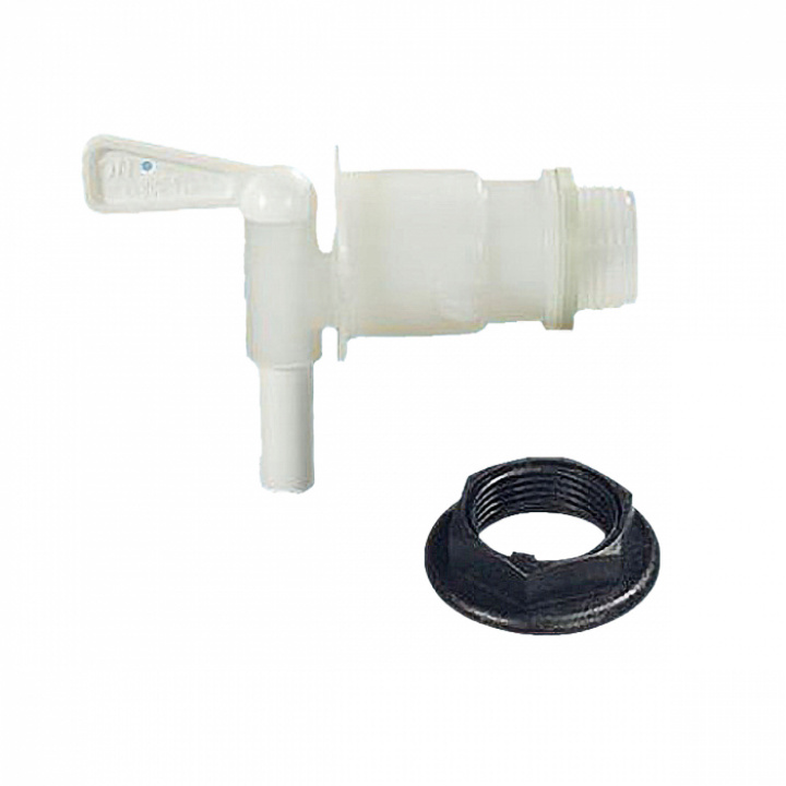 Utloppsventil med kran 10 mm i gruppen Husbil & Husvagn / Vatten & VVS / Vattentankar / Tillbehör Tankar hos Camping 4U (1188022)