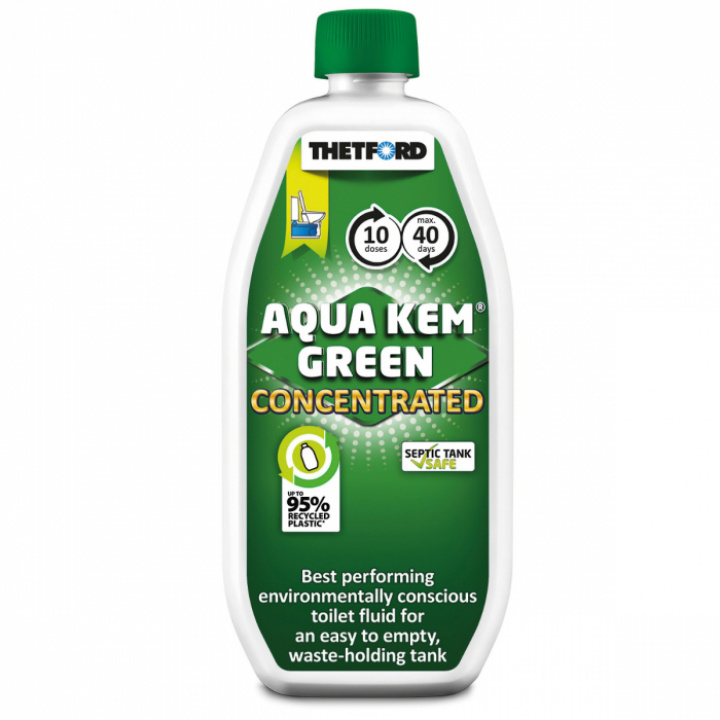 Aqua Kem Green 750ml. Toalettvätska Thetford i gruppen Husbil & Husvagn / Toalett & sanitet / Toakem hos Camping 4U (119967)