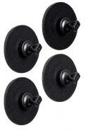 Magnetkrok Pins Flex svart 4-pack