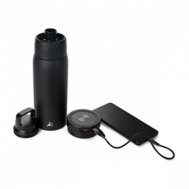 PowerBottle termos inkl. powerbank Aqiila i gruppen Hushåll / Husgeråd / Hushållstillbehör hos Camping 4U (12-2052-2)