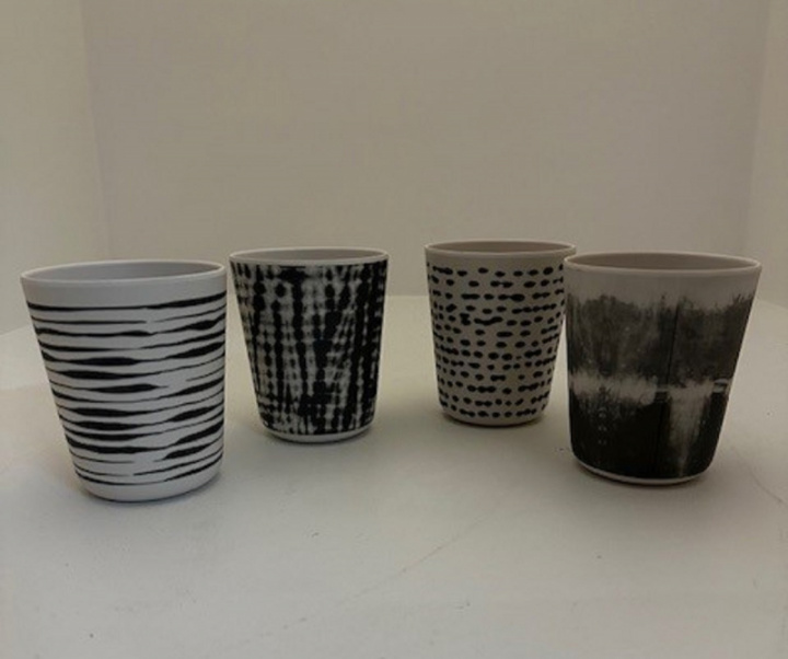 Kopp melamin blandade mönster i gruppen Hushåll / Husgeråd / Koppar och muggar hos Camping 4U (12-8041-01)