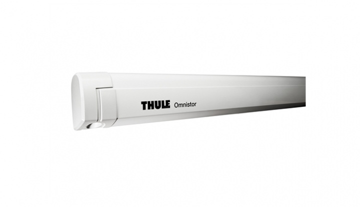 Thule Omnistor 5200 med Motor, box Vit duk Grey i gruppen Markiser & Förtält / Markiser / Väggmarkiser hos Camping 4U (130110831r)