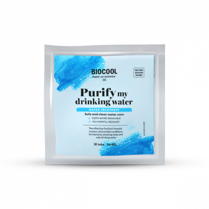 BioCool Purify my drinking water portionspåse 25g i gruppen Husbil & Husvagn / Vatten & VVS / Vattenrening hos Camping 4U (14-1060-1PO)