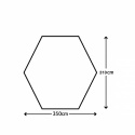 Pop up tält 6-kant 350cm HEX