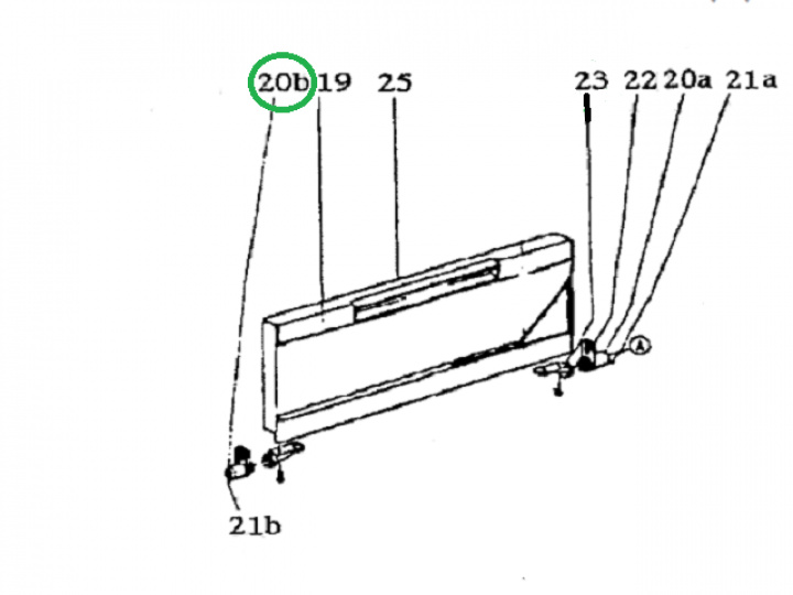 Hus fjäder höger Dometic i gruppen Husbil & Husvagn / Kylskåp / Reservdelar Dometic / Dörr/skåp hos Camping 4U (200223601)