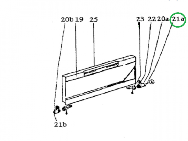 Fjäder Vänster i gruppen Husbil & Husvagn / Kylskåp / Reservdelar Dometic / Dörr/skåp hos Camping 4U (200223700)