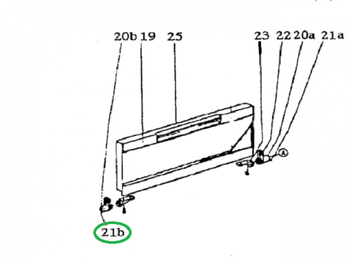 Fjäder Höger i gruppen Husbil & Husvagn / Kylskåp / Reservdelar Dometic / Dörr/skåp hos Camping 4U (200223701)