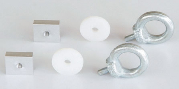 Kompletteringsset med 2 fästöglor i gruppen Chassi / Garagetillbehör hos Camping 4U (2003472)