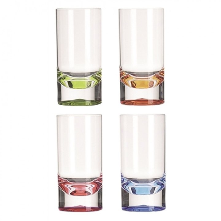 Glas 30cl olika färger 4-pack Flamefield i gruppen Hushåll / Husgeråd / Glas och Tillbringare hos Camping 4U (2009465)