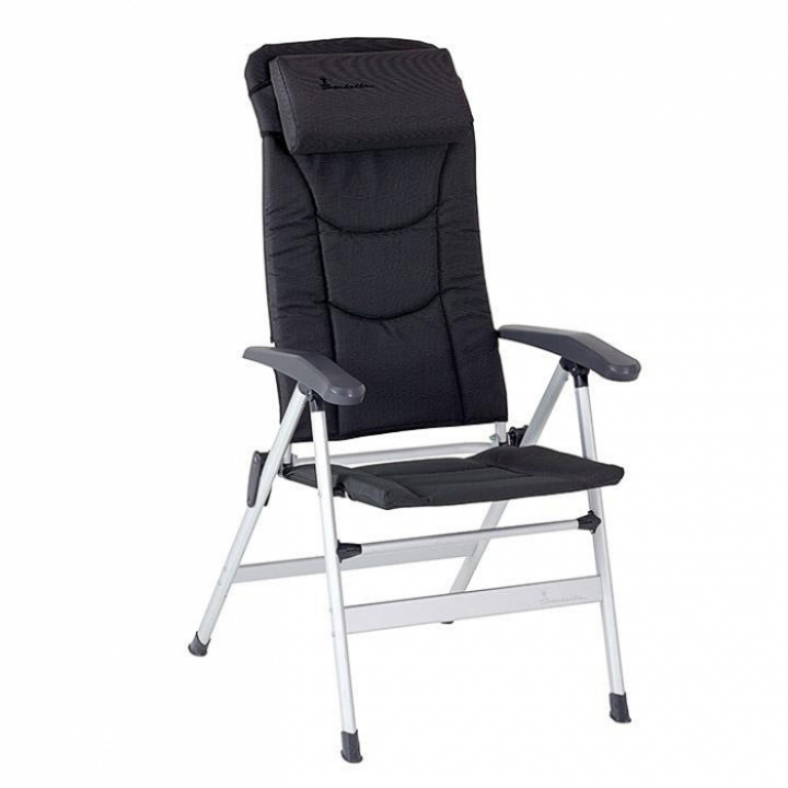 Campingstol Isabella Thor Mörkgrå i gruppen Campingmöbler / Campingstolar / Hopfällbara hos Camping 4U (20189517)