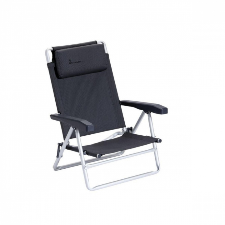 Strandstol Beach Chair Svart Isabella i gruppen Campingmöbler / Campingstolar / Strandstolar hos Camping 4U (20189582)