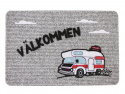 Dörrmatta med husbilsmotiv 60x40cm