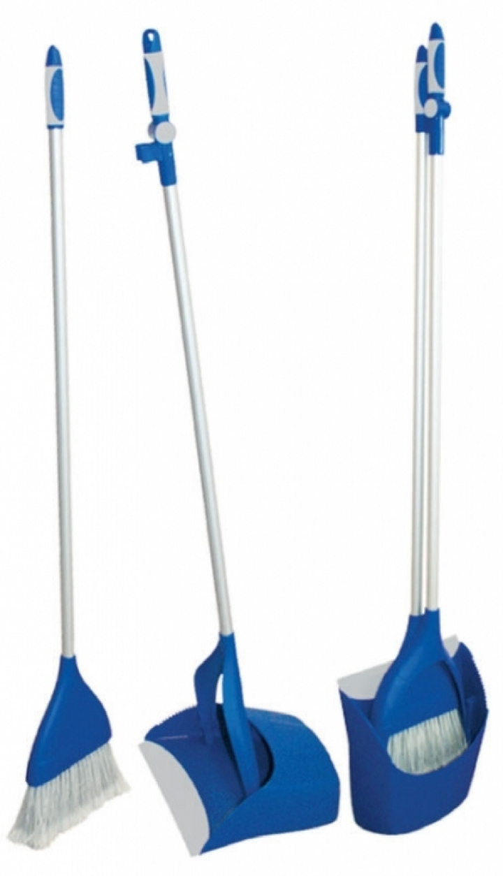 Sopborste med fällbar sopskyffel i gruppen Hushåll / Disk, tvätt & städ hos Camping 4U (209520)