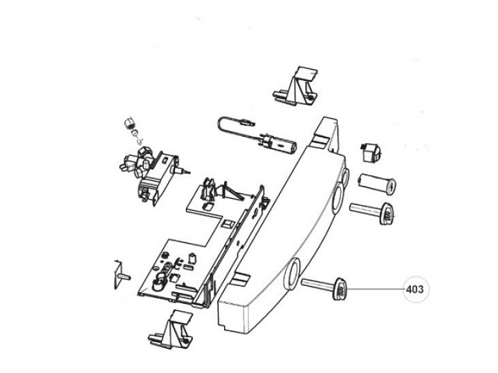 Vred Väljare Strömställare i gruppen Husbil & Husvagn / Kylskåp / Reservdelar Dometic / Dörr/skåp hos Camping 4U (241338201)