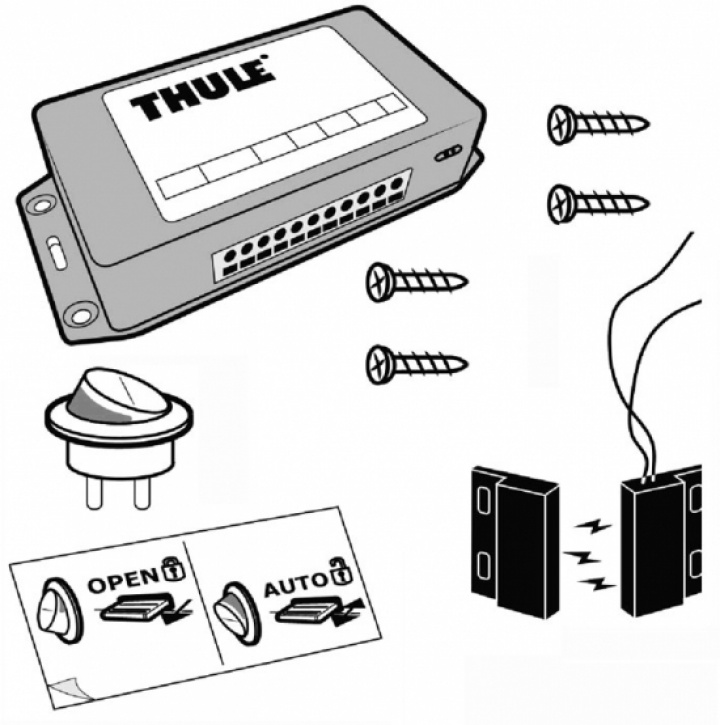 Kontroll Box Thule trappsteg i gruppen Chassi / Trappsteg (fotsteg) hos Camping 4U (30687)