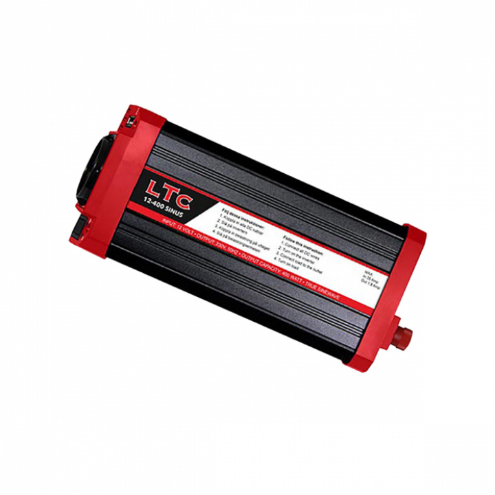 Inverter Sinus 12V-400W, LTC i gruppen Elektronik / Omvandlare / Växelriktare / Ren Sinusspänning hos Camping 4U (327)