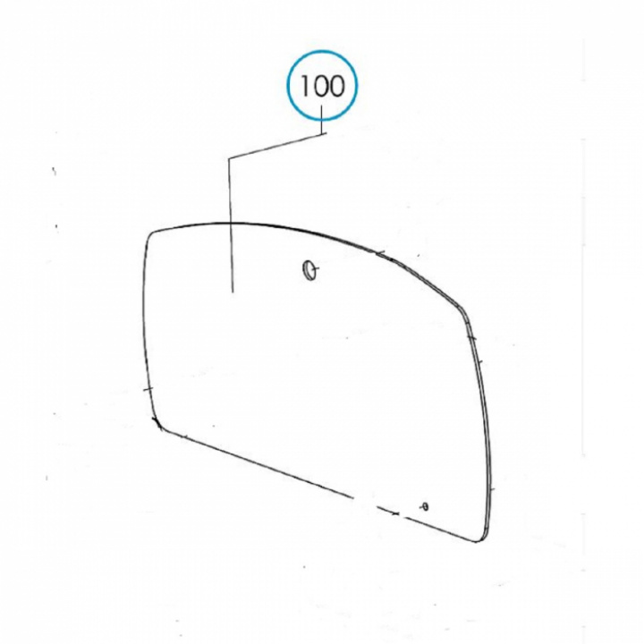Glasskydd Svart Dometic i gruppen Hushåll / Spis & ugn / Reservdelar Spis / Ugn hos Camping 4U (407149757)