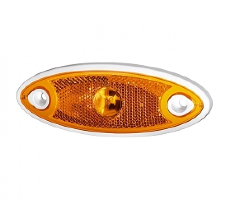 Sidomarkeringslykta Led Vit Sarg 12V i gruppen Chassi / Fordonsbelysning hos Camping 4U (504421)