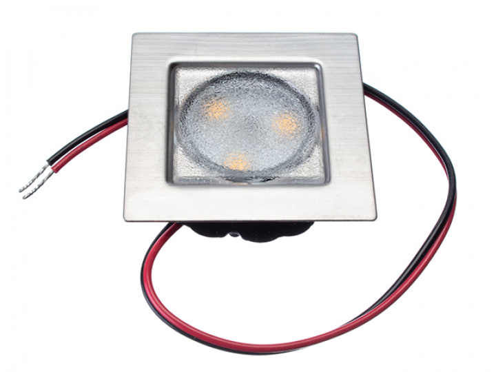 LED Spotlight Vega 48 Square i gruppen Elektronik / Belysning / Brytare / Uttag / Belysning hos Camping 4U (508592)