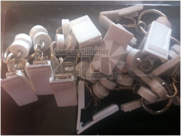 Gardinhållare 12-pack Thule Safari Residence/Safari Room i gruppen Markiser & Förtält / Markiser / Sidoväggar, fronter & tillbehör / Thule Omnistor tillbehör hos Camping 4U (62-1500601161)