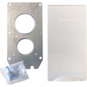 Kit Huv+skorstensgaller+platta Boiler, vit. Truma