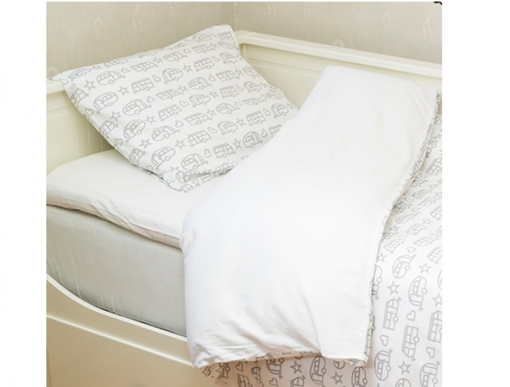 Påslakansset med husvagnsmotiv i gruppen Campingmöbler / Sovrum / Sängkläder & lakan hos Camping 4U (735006531700)