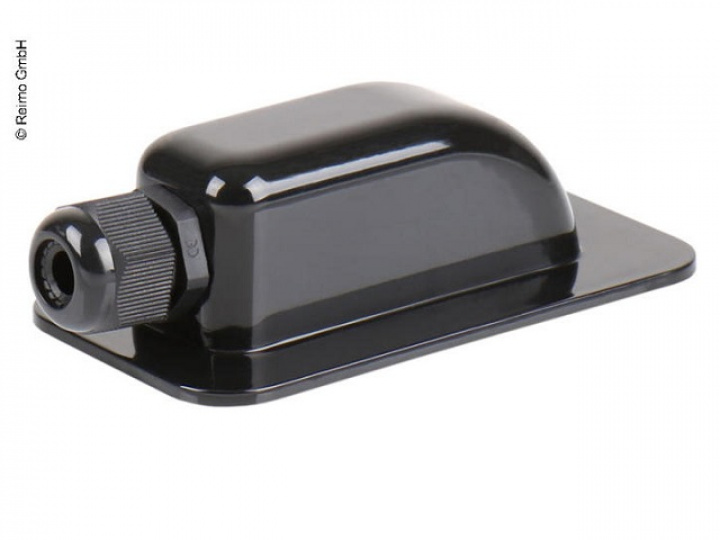 Kabelgenomföring Svart Enkel i gruppen Elektronik / Solpanel hos Camping 4U (850493)