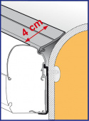Gummitätning Rain Guard S - 4.0cm, Fiamma (regnlist)