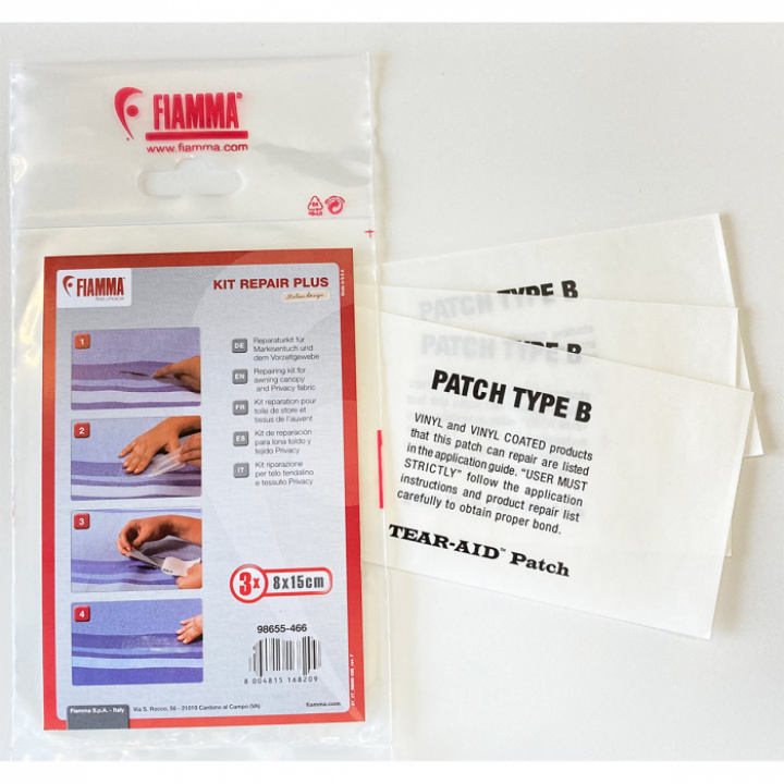 Reparationsmaterial för markisväv, Fiamma i gruppen Markiser & Förtält / Markiser / Sidoväggar, fronter & tillbehör / Fiamma tillbehör hos Camping 4U (9903508)