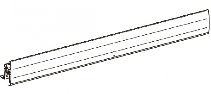 LEADRAIL 8000 - 4.00M vit Nr 14 i gruppen Markiser & Förtält / Markiser / Reservdelar markiser / Reservdelar Thule / Omnistor / Omnistor 8000 hos Camping 4U (9905099)