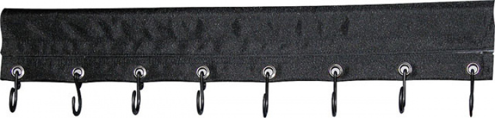 Kederlist med 8 krokar svart i gruppen Beställningsvaror hos Camping 4U (9905677)