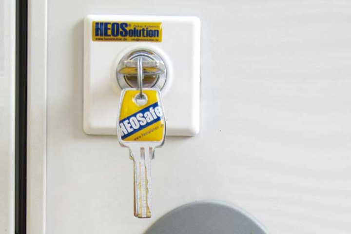 HEOSafe extralås 2 x lika låsning, Lås - Säkerhet - Husbil & Husvagn