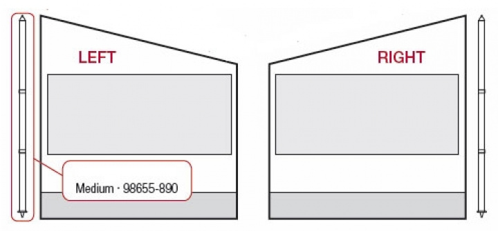 Stödben Rapid Set Fiamma ZIP i gruppen Markiser & Förtält / Markiser / Reservdelar markiser / Reservdelar Fiamma / Universaldelar Fiamma hos Camping 4U (9907027)