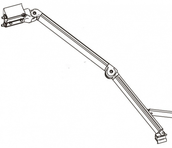 L.H. SPRING ARM 8000 - 350cm, vänster Nr 24 i gruppen / / / / hos Camping 4U (9909617)