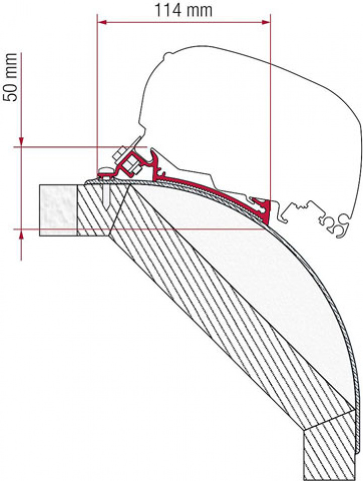 Fiamma adapter Laika Kreos 2005