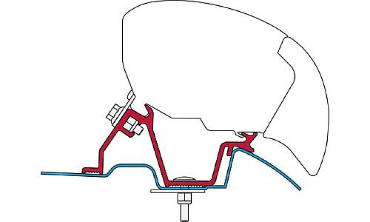 Markisadapter F65 Sprinter 06/2006- i gruppen Markiser & Förtält / Markiser / Markisadaptrar / Fiamma Adaptrar hos Camping 4U (9910429)