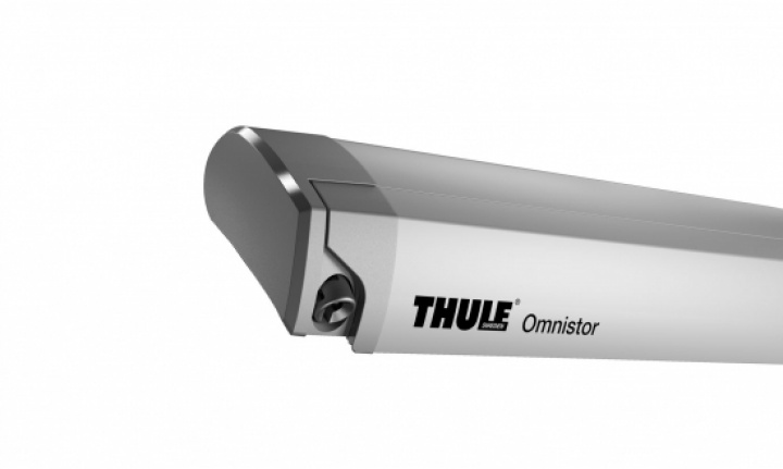Thule Omnistor 9200 Box silver Duk Grey / Blue i gruppen Markiser & Förtält / Markiser / Takmarkiser hos Camping 4U (9910861r)