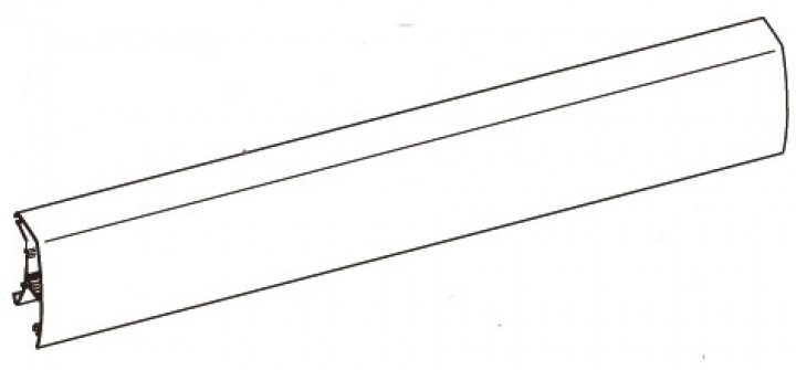 LEAD RAIL 9200 4.00 m silver Nr 14 i gruppen Markiser & Förtält / Markiser / Reservdelar markiser / Reservdelar Thule / Omnistor / Omnistor 9200 hos Camping 4U (9910905)