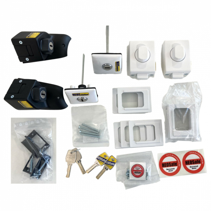 HEOSystem Paket HEOSafe samma cylinder 1x 12656 och 2x 1958 i gruppen / / hos Camping 4U (9911212)