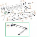 Thule Arm Spring Vänster 400-450 cm Markis 4900