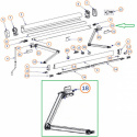 Thule RH Spring Arm Höger 400-450cm  för markis 4900