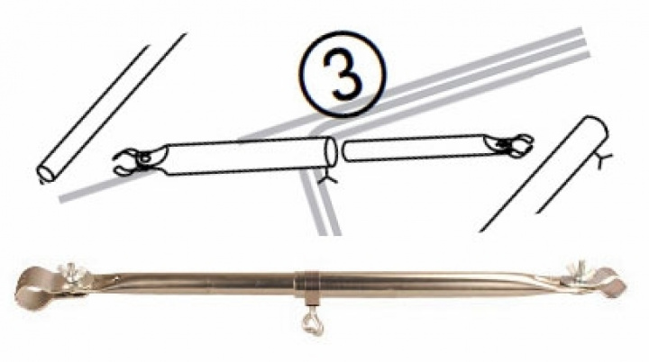 Takstång i gruppen Markiser & Förtält / Förtält / Förtält husvagn / Stativ / Tältstänger hos Camping 4U (9912850r)