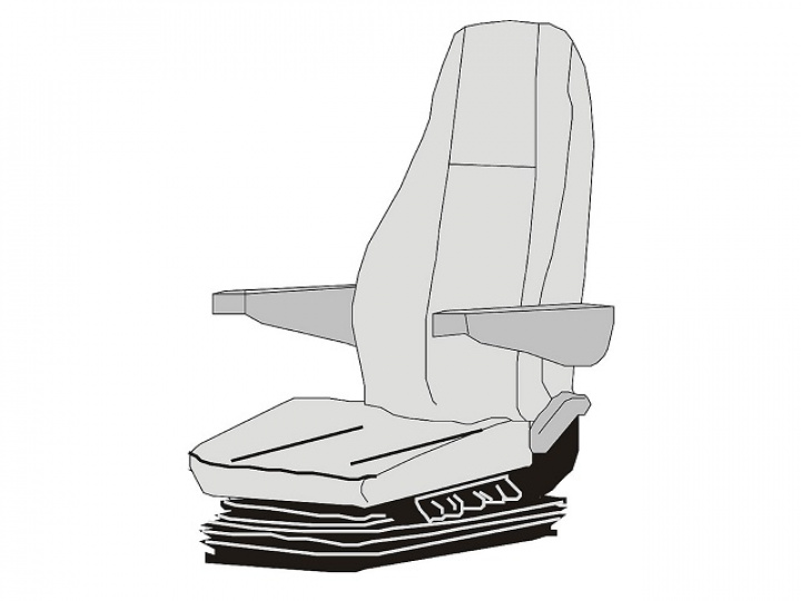 Klädsel ISRI 1000/518 7/1994 - 6/2006 Mörkgrå