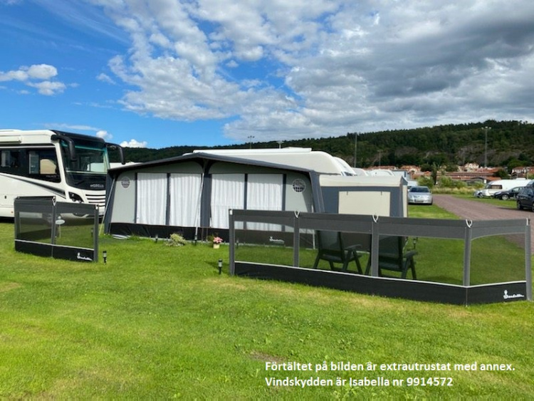 Vindskydd Isabella Ventus med överliggare Vindskydd Husbil & Husvagn Camping4u.se