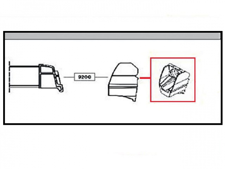 Ändstycke Thule 9200 2-pack i gruppen Markiser & Förtält / Markiser / Reservdelar markiser / Reservdelar Thule / Omnistor / Omnistor 9200 hos Camping 4U (9915212)